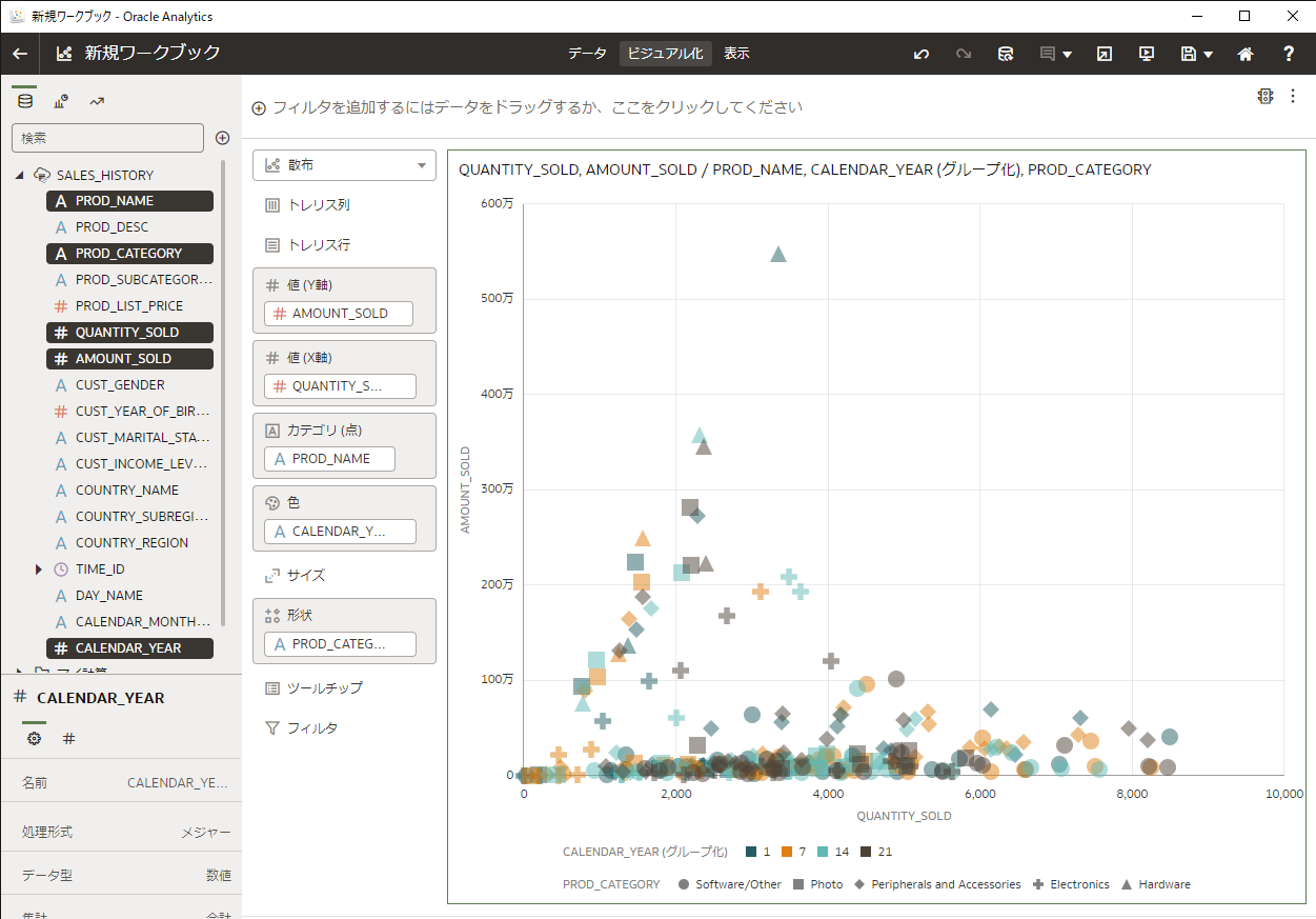 110: Oracle Analytics Desktopを使ってデータを見える化してみよう