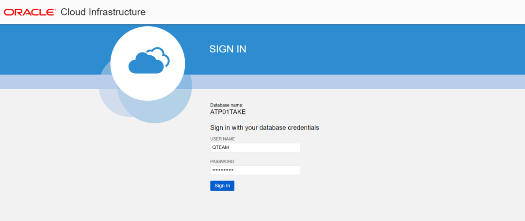 Data Transformsのログイン画面1
