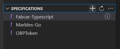 Chaincode仕様の作成